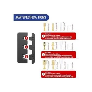TUBTAP Herramienta de crimpado de pines para conectores de_6