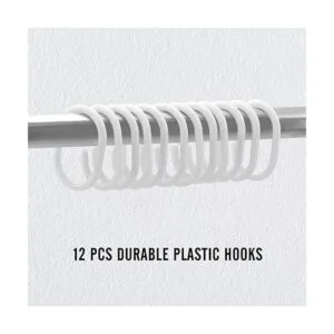 BBiggood Cortina de ducha verde salvia cortina de ducha_5