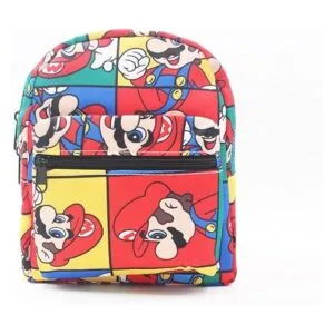 Finex Super Mario Bolsa de nailon pequeña con estampado_1