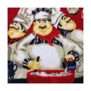 Wolala Home Juego de 2 alfombras de cocina para suelos de_3