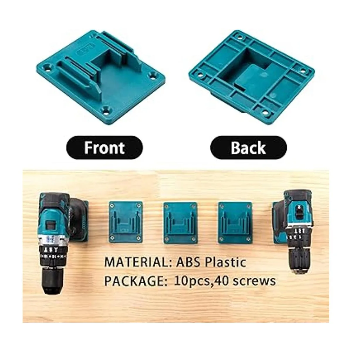 Paquete de 10 soportes de montaje para taladro apto para_4