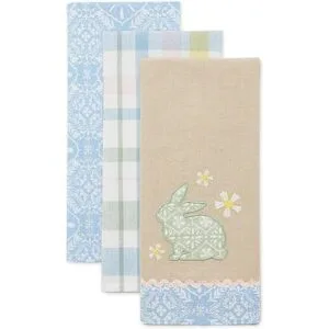 DII Cottontail Cottage Spring Kitchen Collection Juego de_2