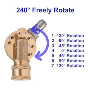 PWACCS Kit de acoplador giratorio de lavadora a presión_2