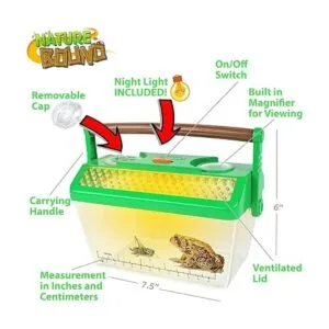 Set de hábitat para insectos y ranas Nature Bound con luz_3