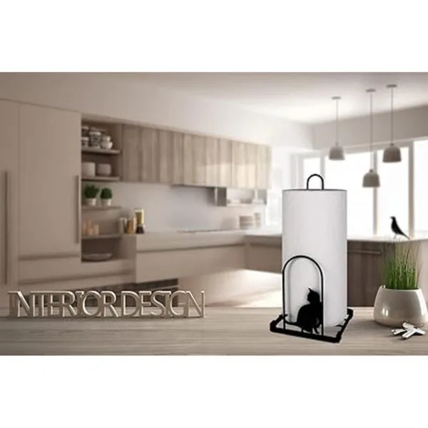 Megier Soporte para toallas de papel soporte de torre de_3