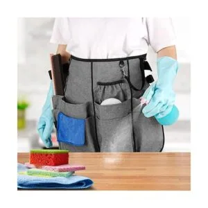 LoDrid Delantal de limpieza profesional con 9 bolsillos y_6