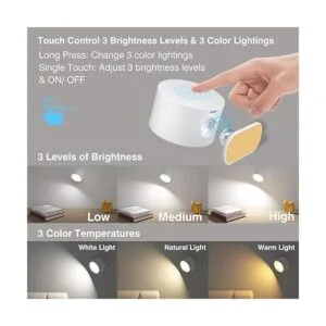 Lámpara de pared con pilas lámpara de pared LED con_2