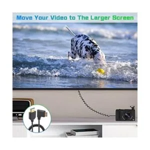 Duttek Cable en espiral mini HDMI a HDMI de 8 K versión_7