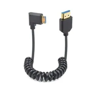 Duttek Cable en espiral mini HDMI a HDMI de 8 K versión_1