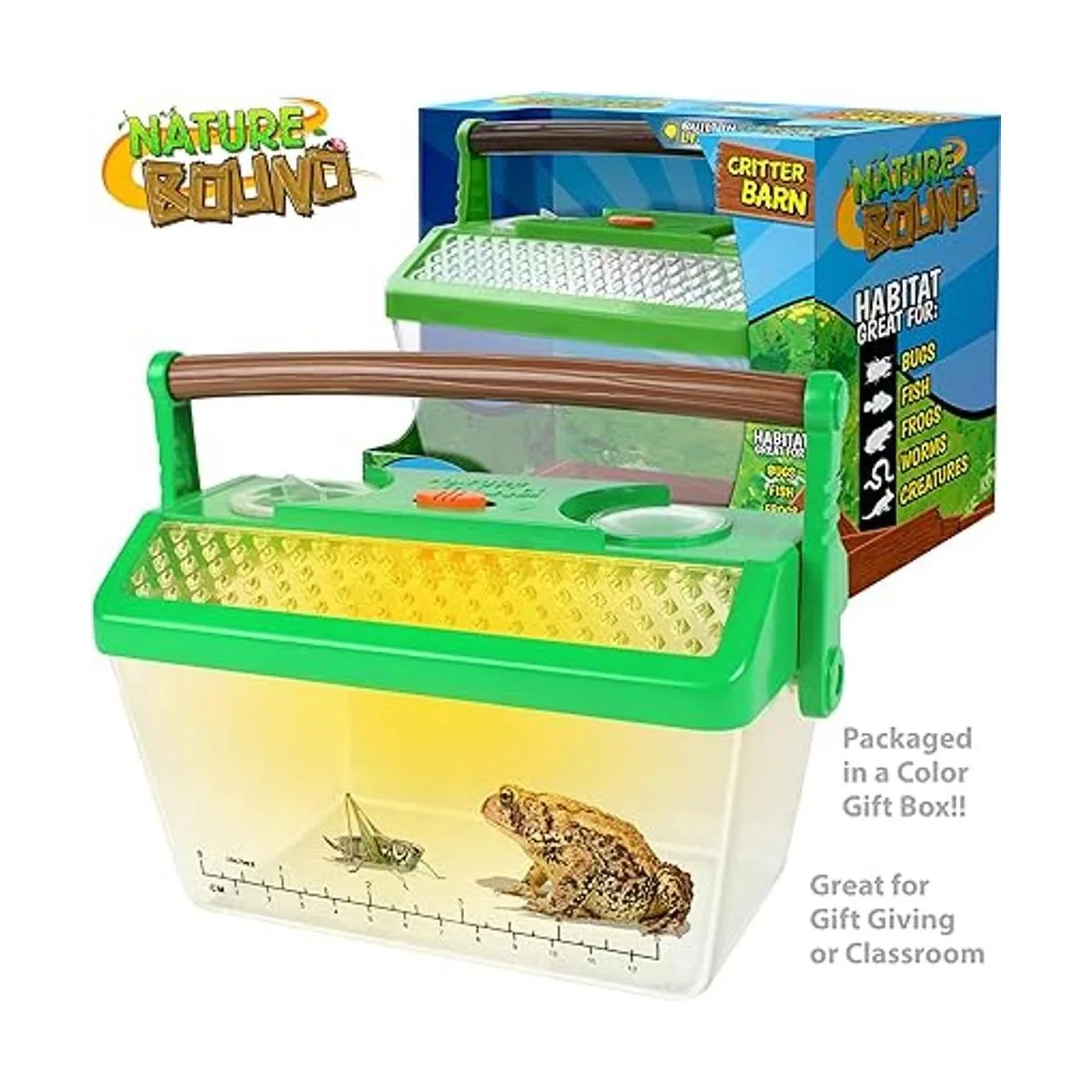 Set de hábitat para insectos y ranas Nature Bound con luz_2