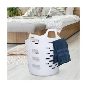 Clorox Cesta flexible para lavandería cesta de plástico_2