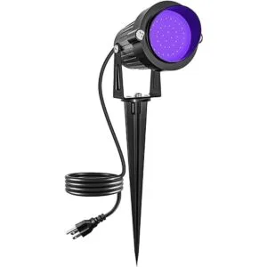 DOREIO Foco de luz negra de Halloween para exteriores 15_1