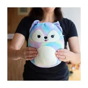 Squishmallow Felexine The Rainbow Fox Peluche oficial_5