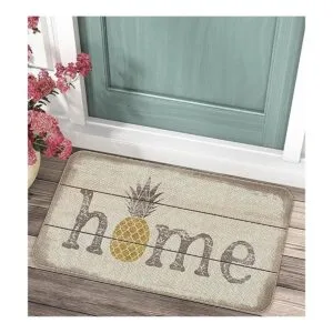 Felpudo con temática de piña para entrada frontal de_2