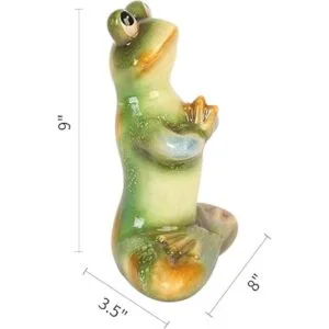 Topadorn Estatua de cerámica para decoración de jardín_7