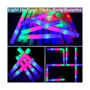 24 Pcs Giant 16 Inch Foam Glow Sticks New Years Eve Party_4