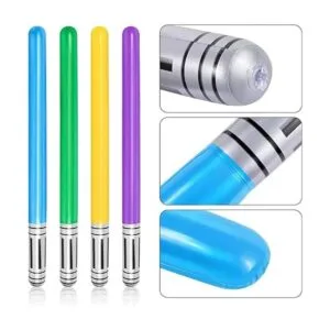 LIYDE 16 sables inflables de luz para espada juguetes_2