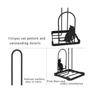 Megier Soporte para toallas de papel soporte de torre de_6