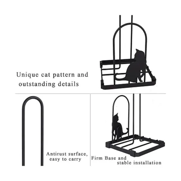 Megier Soporte para toallas de papel soporte de torre de_6