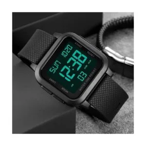 ZOLOHONI Reloj digital cuadrado para hombre esfera de_3