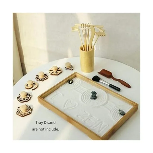 Zen Garden Rastrillo Herramientas para sellos Meditation_5