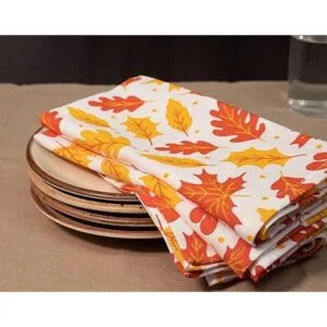 PurpleEssences Juego de 12 servilletas de tela para_3