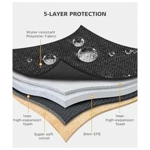 NIDOO Funda para laptop de 15.6 pulgadas bolsa de hombro_2