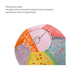 12 linternas de papel chino con luz LED lámparas de papel_5