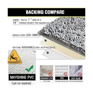 Alfombras de baño de felpilla de lujo 3 piezas extra_3