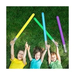 LIYDE 16 sables inflables de luz para espada juguetes_6