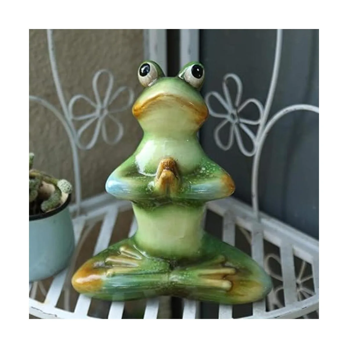 Topadorn Estatua de cerámica para decoración de jardín_4