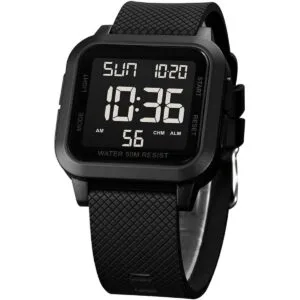 ZOLOHONI Reloj digital cuadrado para hombre esfera de_1