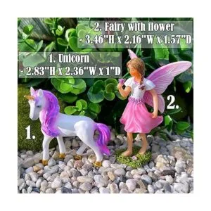 Mood Lab Fairy Garden Juego de 2 piezas de hadas con_2