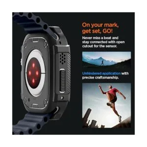Spigen Rugged Armor Funda diseñada para Apple Watch Ultra_5