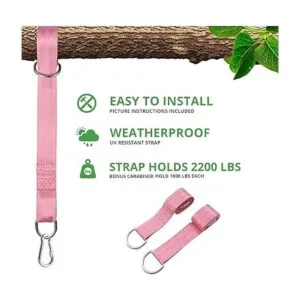 Correa colgante para árbol Correas de columpio de 4.9 ft_3