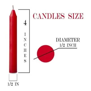 NORDICO Candlelights 100 velas rojas para árbol de_2