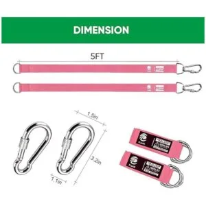 Correa colgante para árbol Correas de columpio de 4.9 ft_4