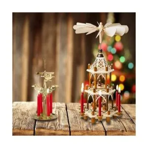 NORDICO Candlelights 100 velas rojas para árbol de_4