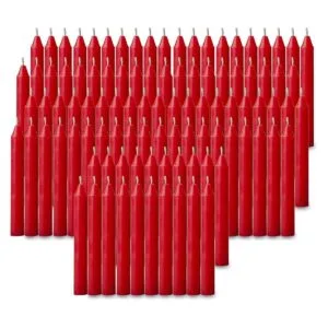 NORDICO Candlelights 100 velas rojas para árbol de_1