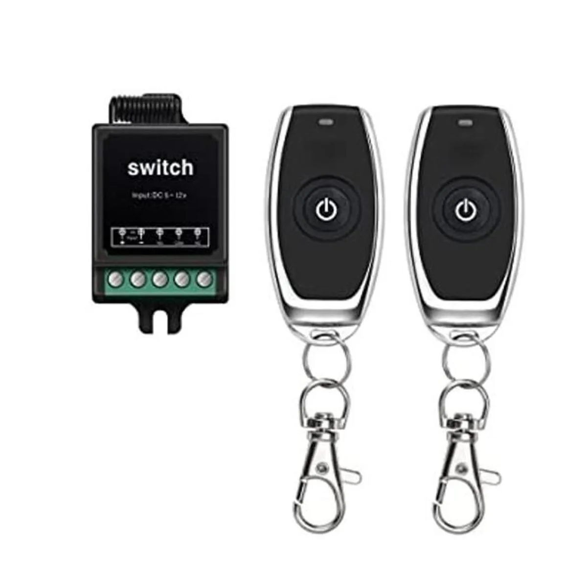 WOODGUILIN Mini interruptor inalámbrico de 12 V con_1