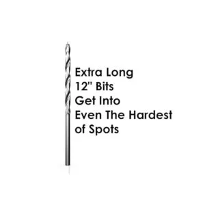 Baker and Bolt Juego de brocas extra largas de 12 pulgadas_3