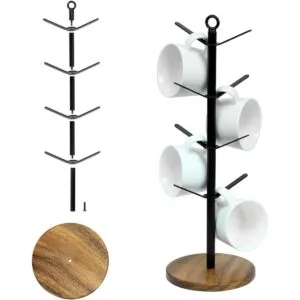 simesove Soporte de almacenamiento de secado para tazas de_7