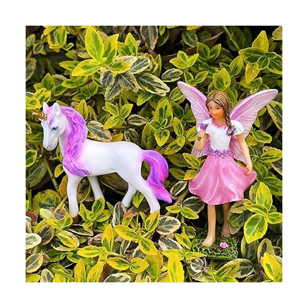 Mood Lab Fairy Garden Juego de 2 piezas de hadas con_6