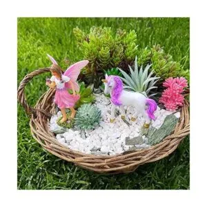 Mood Lab Fairy Garden Juego de 2 piezas de hadas con_4