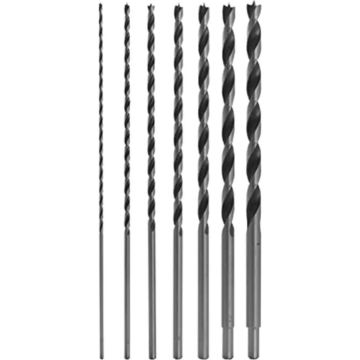 Juego de brocas extra largas de 12 pulgadas 7 piezas_1