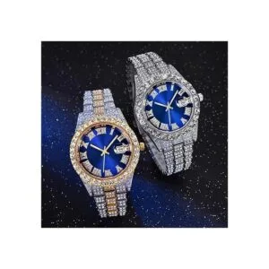 Reloj de pulsera para hombre con números romanos y esfera_4