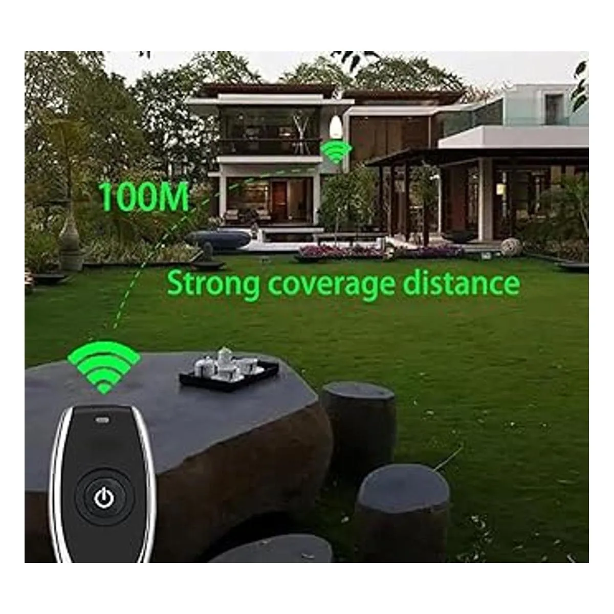 WOODGUILIN Mini interruptor inalámbrico de 12 V con_4