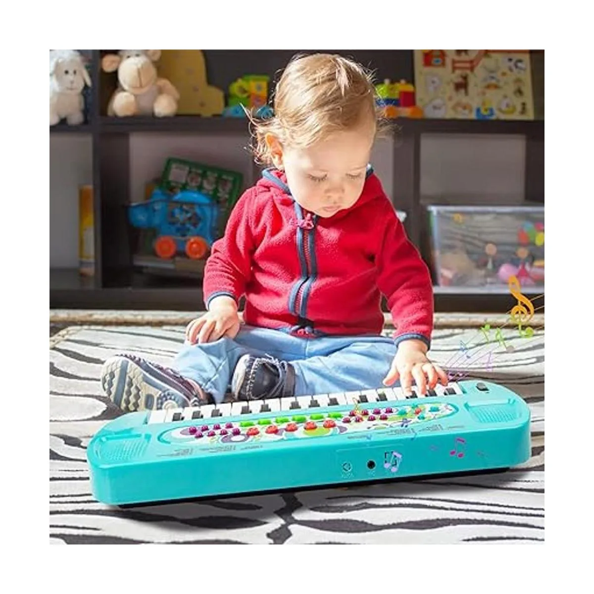 Raimy Teclado de piano para niños 32 teclas piano_5