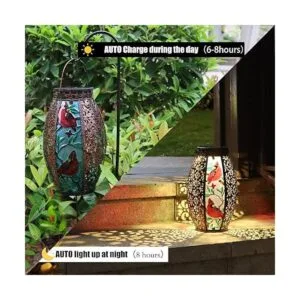Linterna solar para exteriores impermeable colibrí_2