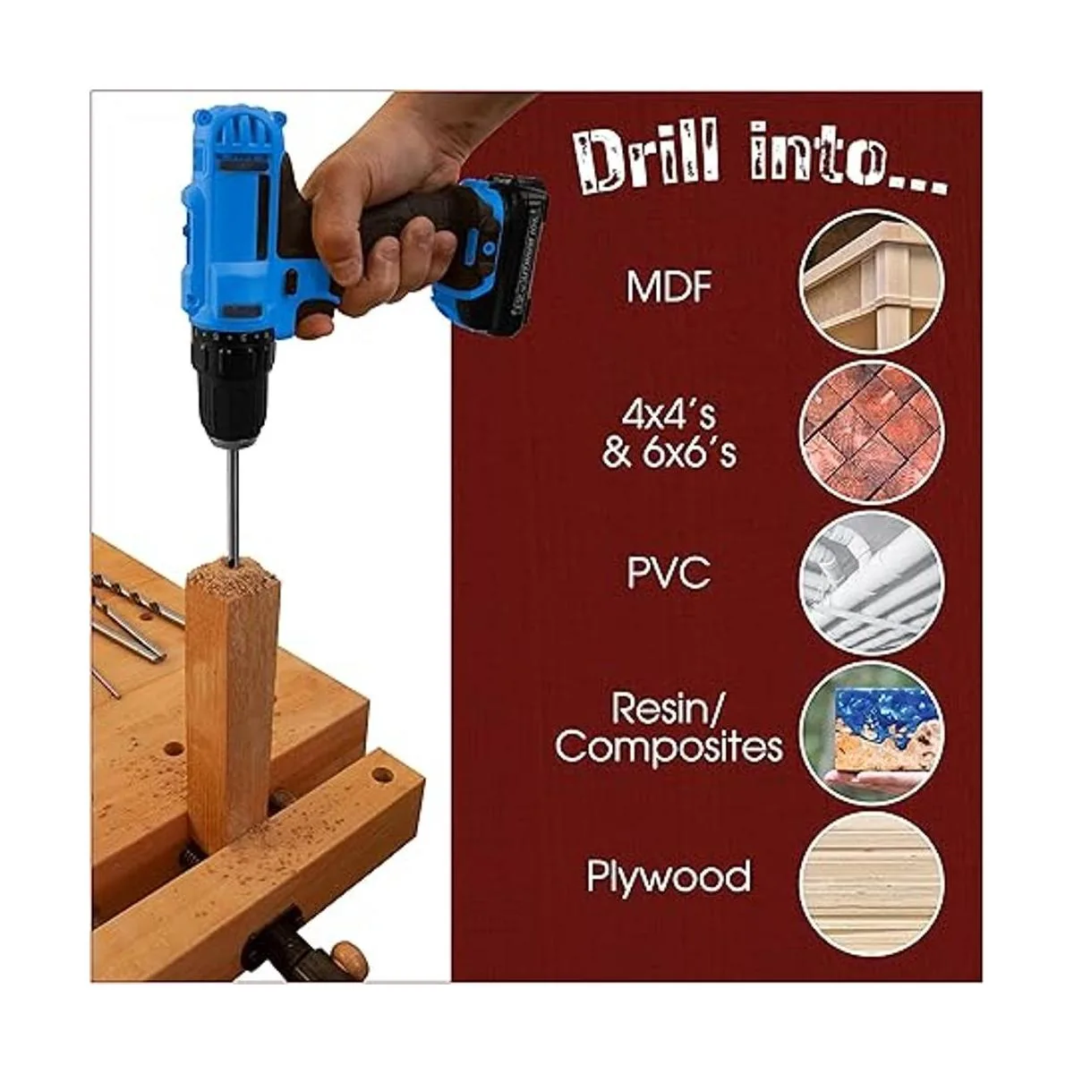 Juego de brocas extra largas de 12 pulgadas 7 piezas_2